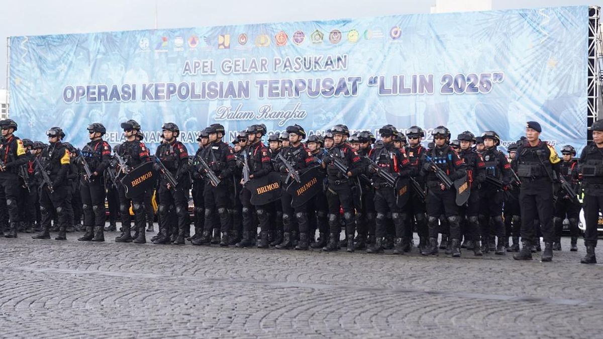 Polri Gelar Operasi Lilin 2025 Amankan Natal dan Tahun Baru